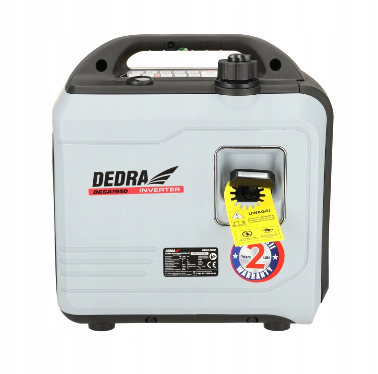 AGREGAT PRĄDOTWÓRCZY INWERTOROWY CICHY GENERATOR PRĄDU 2KW 79CM3 DEDRA