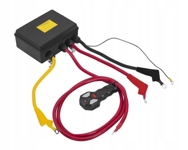 ELEKTRYCZNA WCIĄGARKA WYCIĄGARKA SAMOCHODOWA 5000W 5900KG 12V HAK LINA STAL