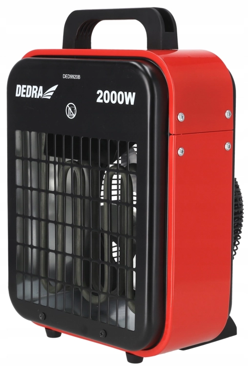 NAGRZEWNICA ELEKTRYCZNA DEDRA FARELKA GRZEJNIK TERMOSTAT 2000W 230V