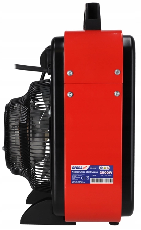 NAGRZEWNICA ELEKTRYCZNA DEDRA FARELKA GRZEJNIK TERMOSTAT 2000W 230V