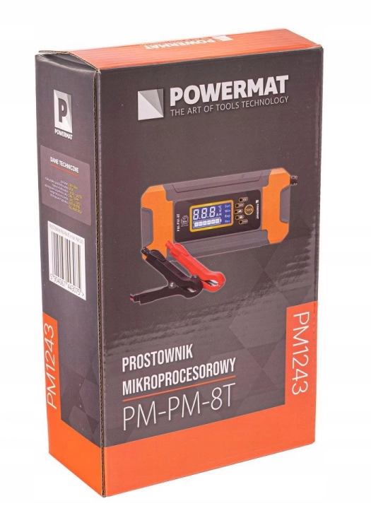 PROSTOWNIK AKUMULATOROWY MIKROPROCESOROWY 6/12/24V SAMOCHODOWY 8A ŁADOWARKA