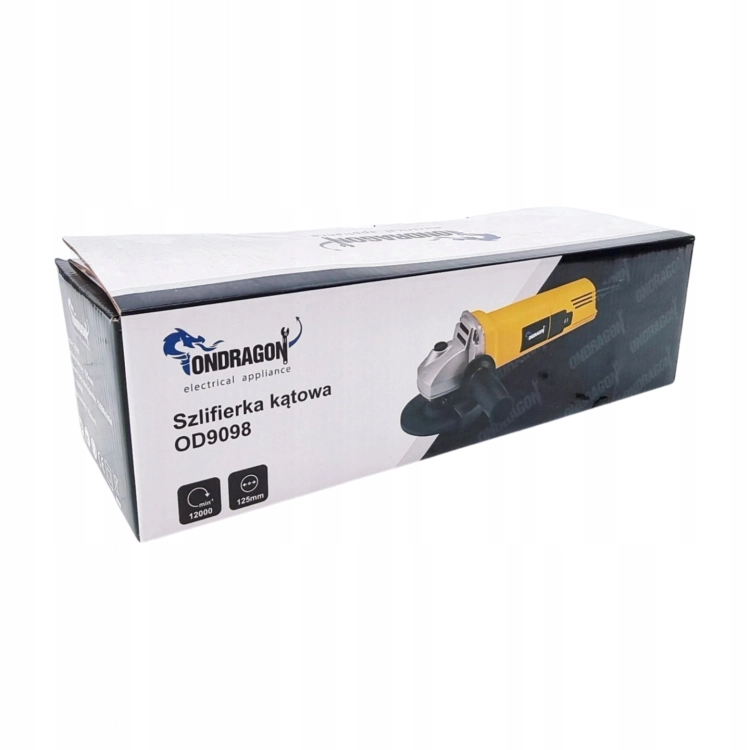 1600W SZLIFIERKA KĄTOWA 125mm KĄTÓWKA MOCNA DIAX ELEKTRYCZNA SIECIOWA MOC