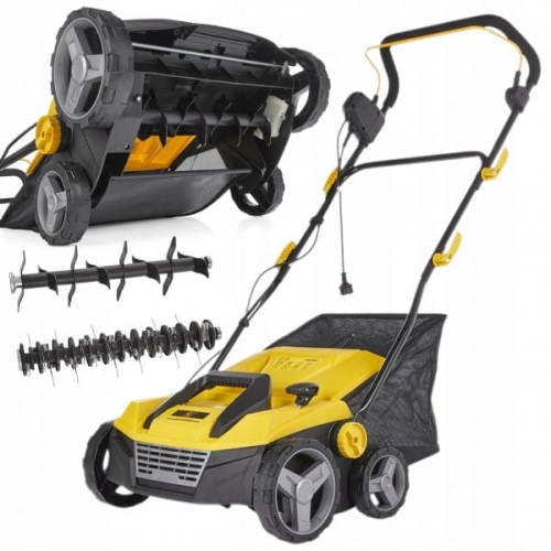 WERTYKULATOR AERATOR AREATOR ELEKTRYCZNY TRAWY 2300W 38CM KULTYWATOR 2W1