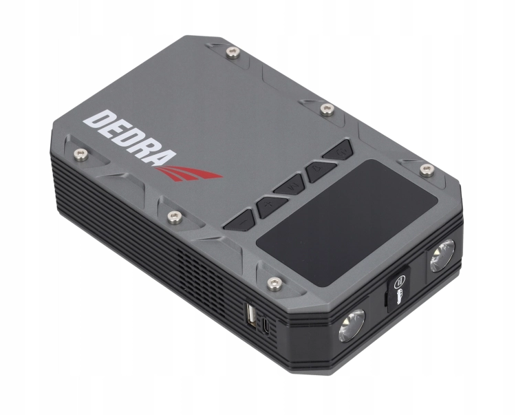 URZĄDZENIE ROZRUCHOWE BOOSTER 12V KOMPRESOR SAMOCHODOWY POWERBANK 12000MAH