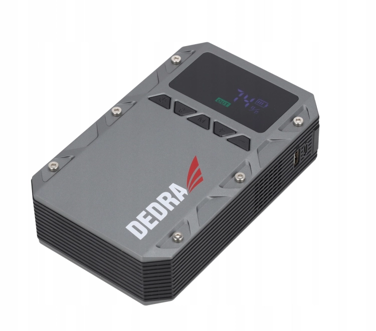 URZĄDZENIE ROZRUCHOWE BOOSTER 12V KOMPRESOR SAMOCHODOWY POWERBANK 12000MAH