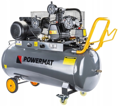 POWERMAT KOMPRESOR OLEJOWY 4KM 150L 650L/MIN 8BAR +WĄŻ 15M PM-KO-150T-230V