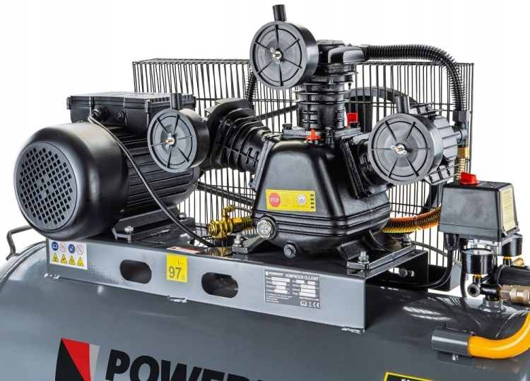 POWERMAT KOMPRESOR OLEJOWY 4KM 150L 650L/MIN 8BAR +WĄŻ 15M PM-KO-150T-230V