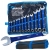 KLUCZE PŁASKO-OCZKOWE PŁASKIE ZESTAW KLUCZY Z GUMĄ ETUI 6-22MM 12EL OD9060