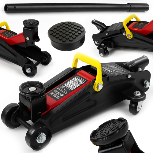ŻABA PODNOŚNIK SAMOCHODOWY HYDRAULICZNY LEWAREK 2T NISKOPROFILOWY + GUMA t