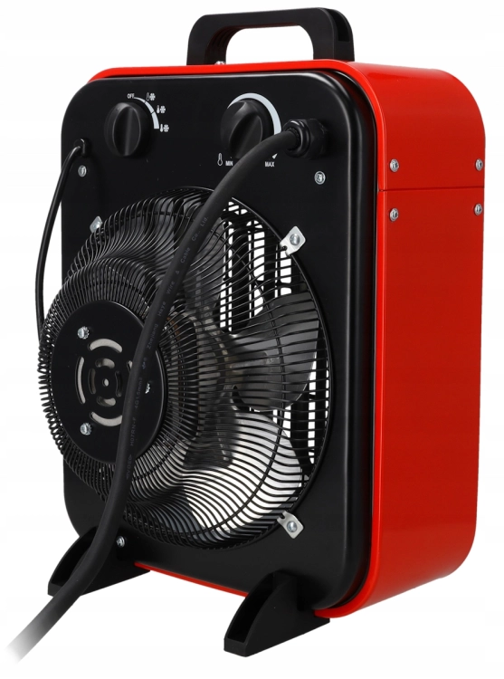 NAGRZEWNICA ELEKTRYCZNA DEDRA FARELKA DMUCHAWA GRZEJNIK TERMOSTAT 5 KW 400V
