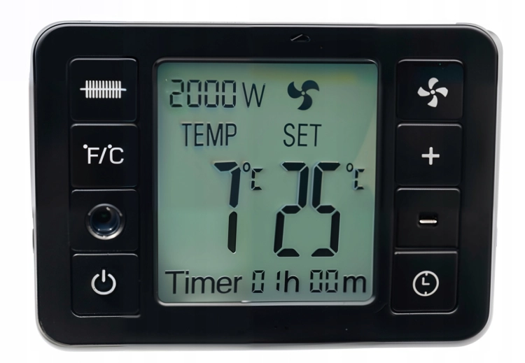 GRZEJNIK ELEKTRYCZNY KONWEKTOROWY ENERGOOSZCZĘDNY TIMER BEZPIECZNY LCD