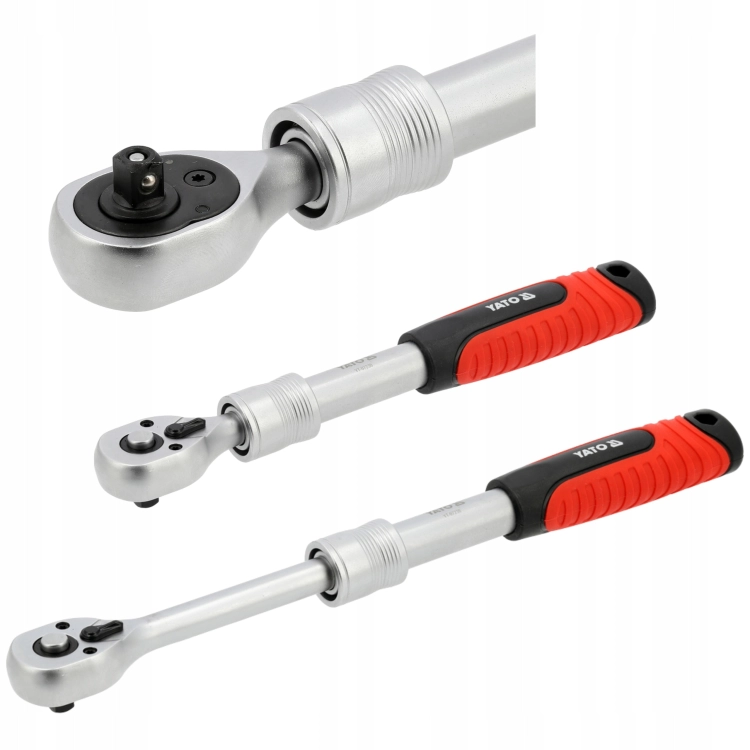 GRZECHOTKA TELESKOPOWA 1/4'' PRZEDŁUŻANY UCHWYT 200-250 MM QUICK RELEASE