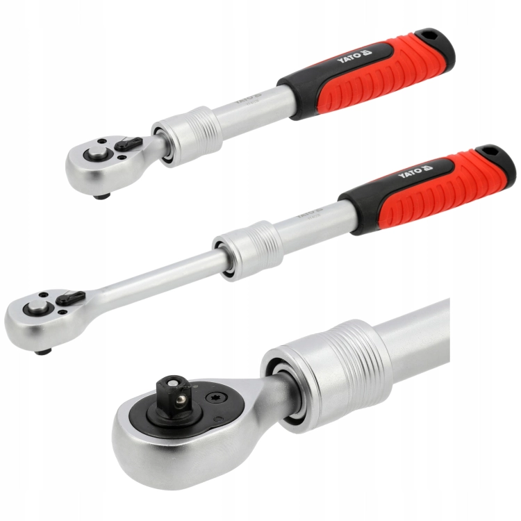 GRZECHOTKA TELESKOPOWA 1/4'' PRZEDŁUŻANY UCHWYT 200-250 MM QUICK RELEASE