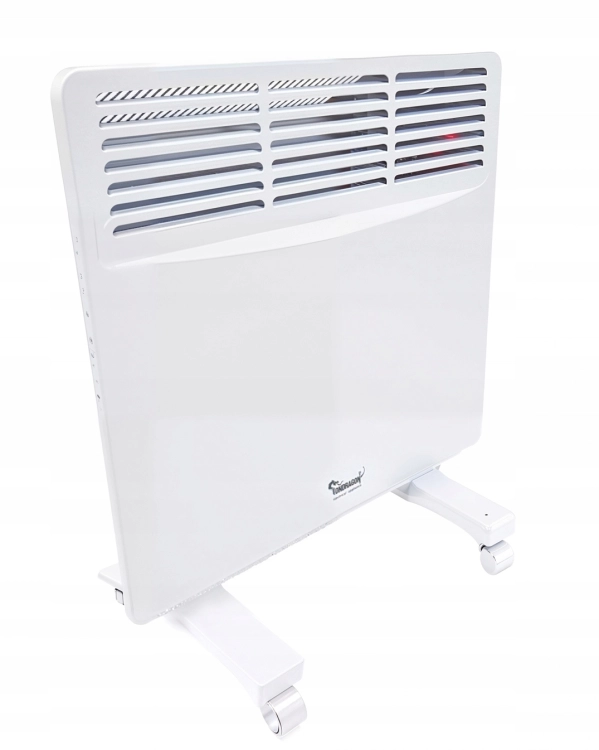 GRZEJNIK ELEKTRYCZNY ALUMINIOWY KONWEKTOROWY MOCNY 1750W ŚCIENNY +KÓŁKA 2W1