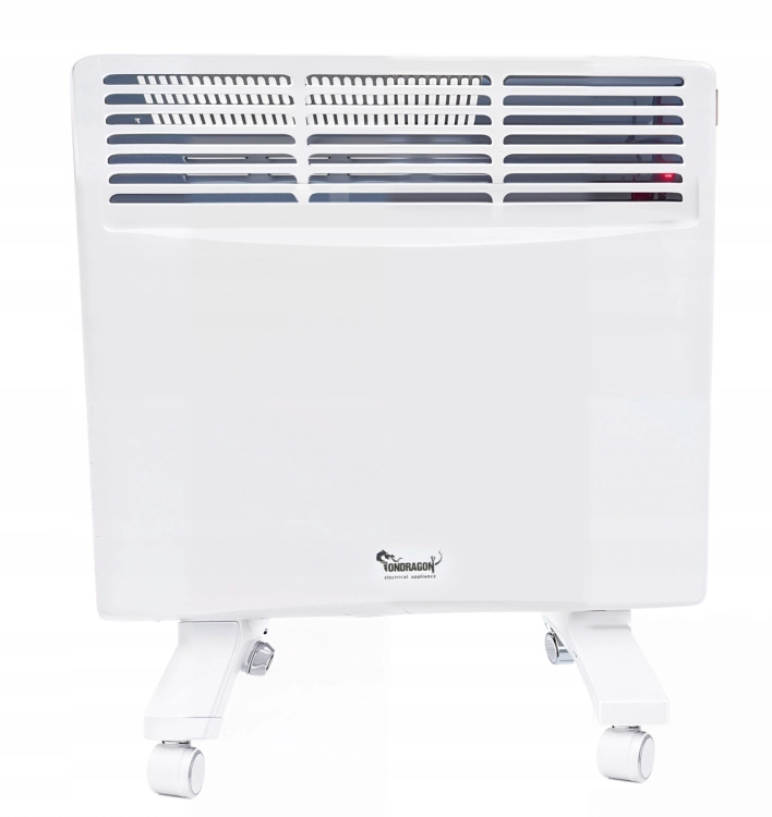 GRZEJNIK ELEKTRYCZNY ALUMINIOWY KONWEKTOROWY MOCNY 1750W ŚCIENNY +KÓŁKA 2W1