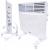 GRZEJNIK ELEKTRYCZNY ALUMINIOWY KONWEKTOROWY MOCNY 1750W ŚCIENNY +KÓŁKA 2W1