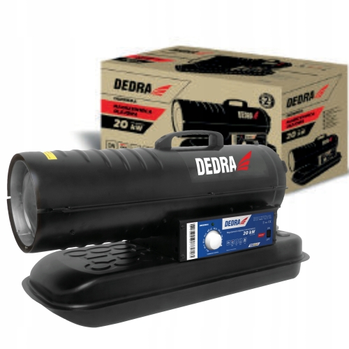 DEDRA NAGRZEWNICA OLEJOWA 20kW ZBIORNIK 19L 365 m3/h KLASA A DED9950A