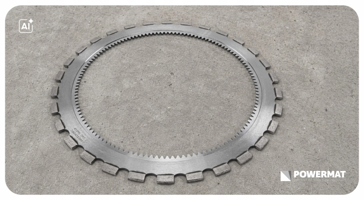TARCZA PIERŚCIENIOWA DO PIŁY OSTRZE TNĄCE BETONU KAMIENIA CEGŁY 315x410mm