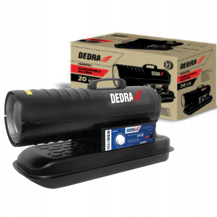 DEDRA NAGRZEWNICA OLEJOWA 20kW ZBIORNIK 19L 365 m3/h KLASA A DED9950A