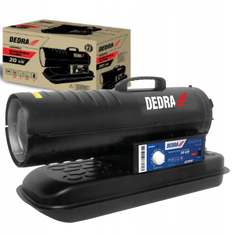 DEDRA NAGRZEWNICA OLEJOWA 20kW ZBIORNIK 19L 365 m3/h KLASA A DED9950A