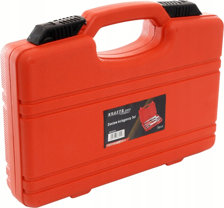 KRAFT&amp;DELE ZESTAW ŚCIĄGACZY DO DRAŻKÓW KIEROWNICZYCH 3EL. WALIZKA KD10166