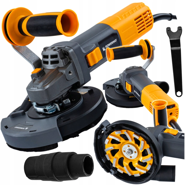 SZLIFIERKA DO BETONU 1400W 125mm REGULACJA 8000rpm NA SUCHO PM-SDB-1400T
