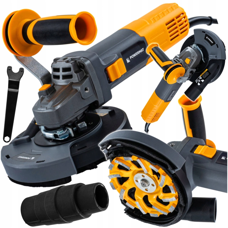 SZLIFIERKA DO BETONU 1400W 125mm REGULACJA 8000rpm NA SUCHO PM-SDB-1400T