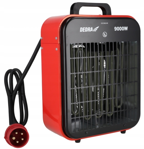 NAGRZEWNICA ELEKTRYCZNA FARELKA DMUCHAWA GRZEJNIK TERMOSTAT MOCNA 9kW 400V
