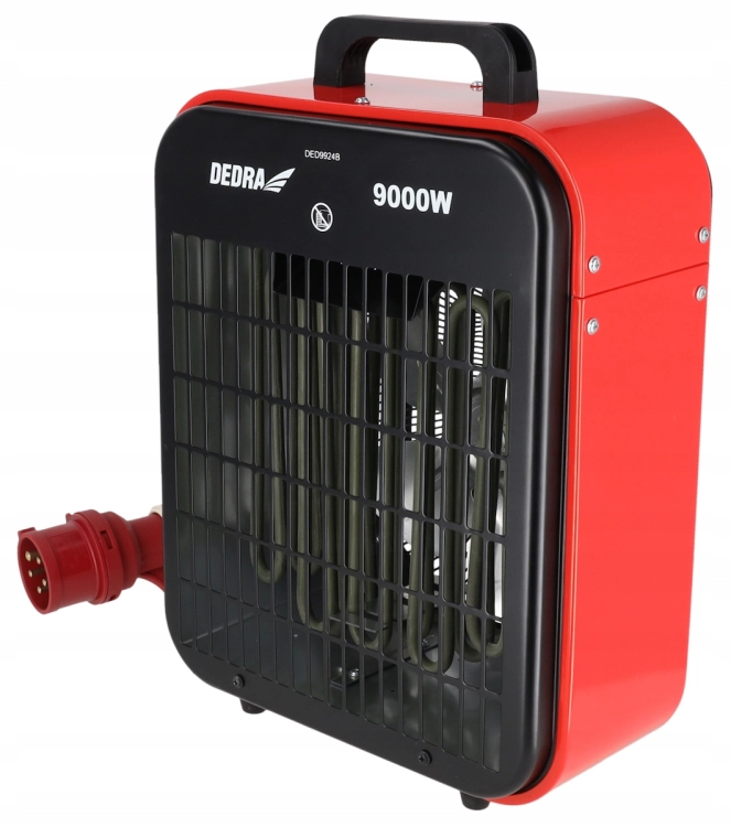 NAGRZEWNICA ELEKTRYCZNA FARELKA DMUCHAWA GRZEJNIK TERMOSTAT MOCNA 9kW 400V