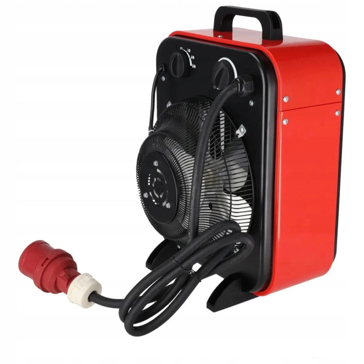 NAGRZEWNICA ELEKTRYCZNA FARELKA DMUCHAWA GRZEJNIK TERMOSTAT MOCNA 9kW 400V
