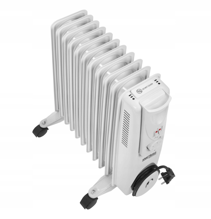 GRZEJNIK ELEKTRYCZNY OLEJOWY KALORYFER Z TERMOSTATEM 1000/1500/2500W KD6511
