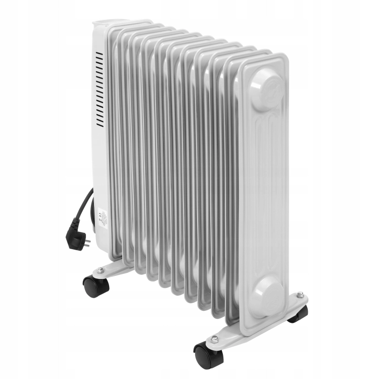 GRZEJNIK ELEKTRYCZNY OLEJOWY KALORYFER Z TERMOSTATEM 1000/1500/2500W KD6511