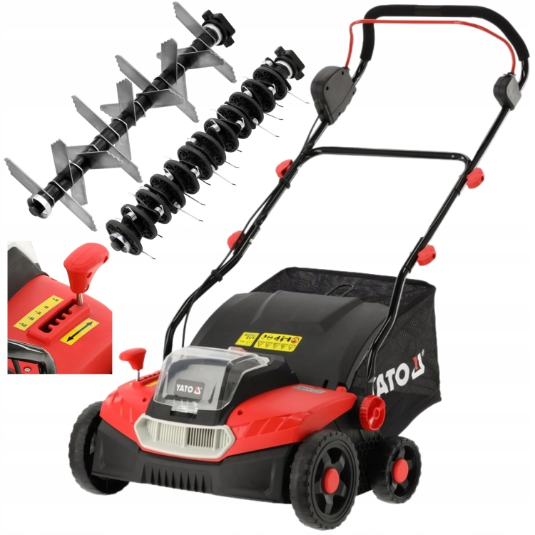 WERTYKULATOR AKUMULATOROWY 2 X 18V AERATOR BODY DO PIELĘGNACJI TRAWNIKÓW