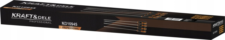 ZESTAW 4EL. ŚRUBOKRĘTÓW DŁUGICH 450 MM SL4 SL6 PH1 PH2 KRAFT&amp;DELE KD10945
