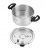 SZYBKOWAR 6L 22CM 60-100 kPa + WŁKAD GOTOWANIE NA PARZE KRAFT&amp;DEL E KD4298