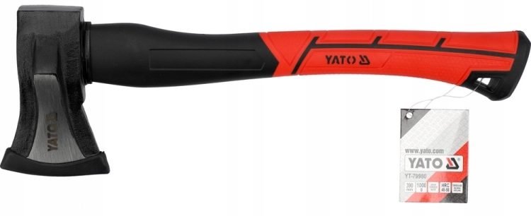 YATO SIEKIERA ROZŁUPUJĄCA 390mm 1000g KUTA GŁOWNIA Z TRZONKIEM Z FIBERGLASS
