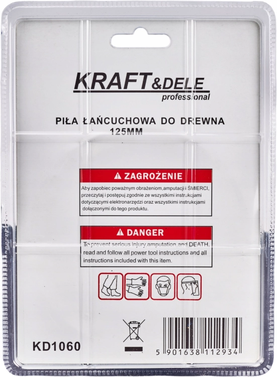 KRAFT&amp;DELE TARCZA ŁAŃCUCHOWA DO DREWNA 125X22,2MM 14-Z 12000rpm KD1060