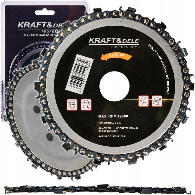 KRAFT&amp;DELE TARCZA ŁAŃCUCHOWA DO DREWNA 125X22,2MM 14-Z 12000rpm KD1060