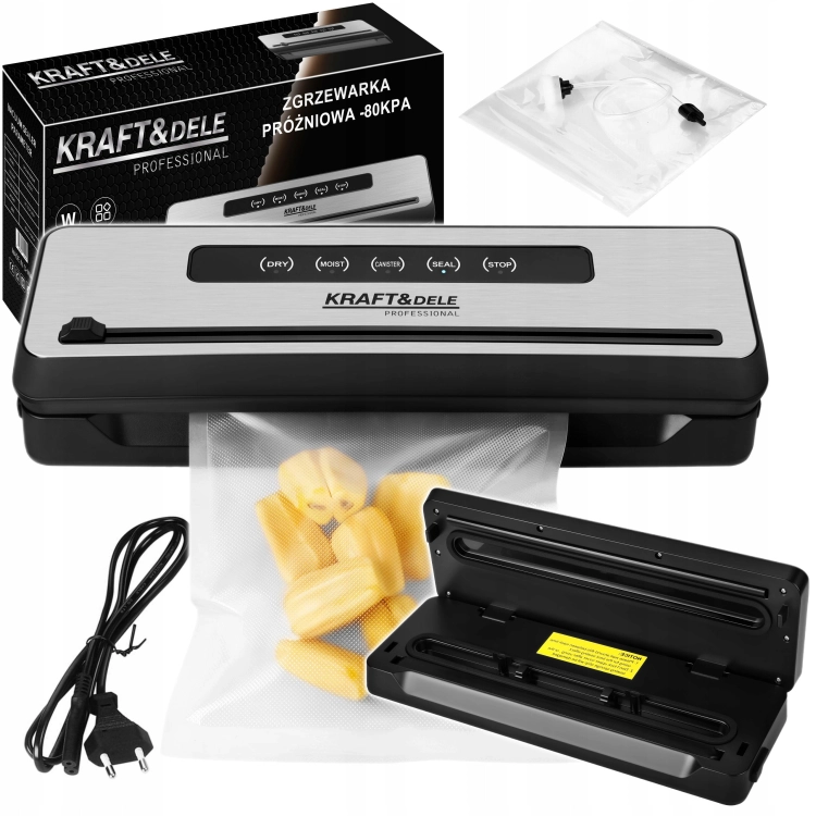ZGRZEWARKA PRÓŻNIOWA 150W 32CM -80kPA MULTIFUNKCYJNA KRAFTDELE KD4230