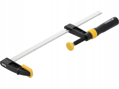 VOREL UCHWYT ŚCISK STOLARSKI ŻELIWNY 50X250MM DREWNIANA RĘKOJEŚĆ 37103