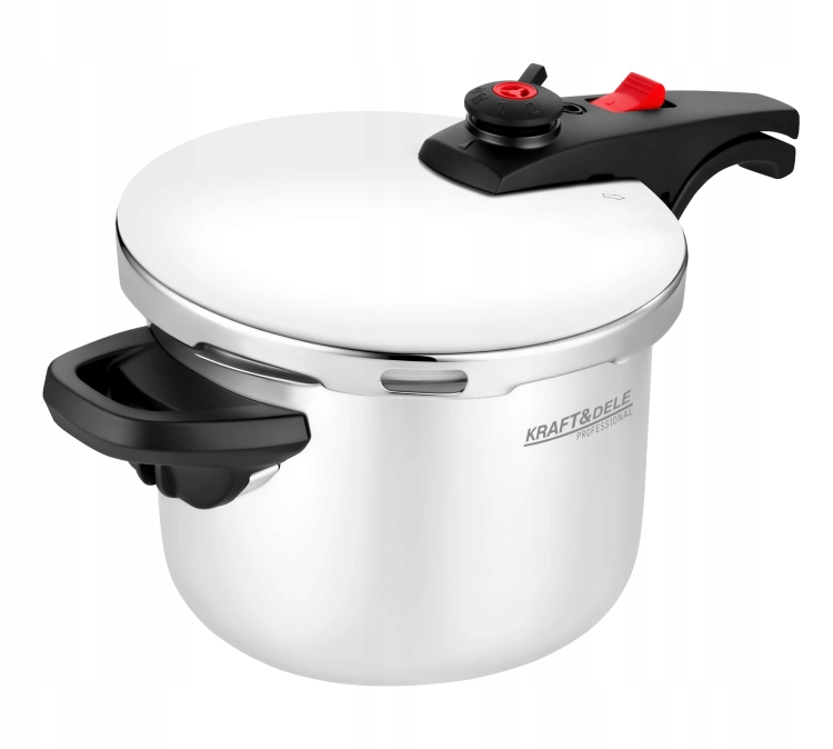 SZYBKOWAR 6L 22CM 60-100 kPa + WŁKAD GOTOWANIE NA PARZE KRAFT&amp;DEL E KD4296
