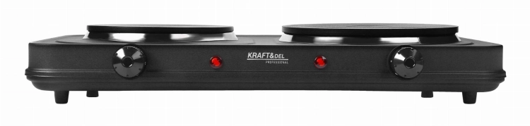 KRAFT&amp;DELE KUCHENKA ELEKTRYCZNA 2600W 155+185MM 2 PALNIKI REGULACJA KD4166