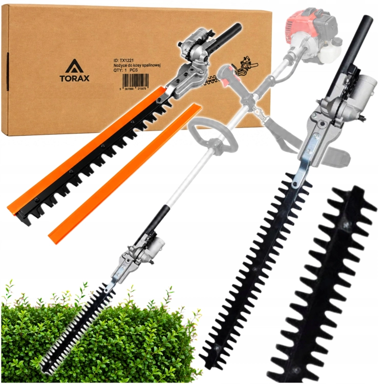 NOŻYCE DO ŻYWOPŁOTU PRZYSTAWKA DO KOSY SPALINOWEJ 425mm 28 mm 9 frezów 9T