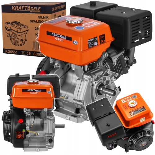 SILNIK SPALINOWY 15KM 420ccm WAŁ 25mm 3600rpm BENZYN ZBIORNIK 6,5L KD6551