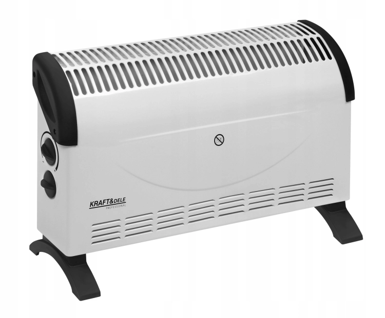 GRZEJNIK ELEKTRYCZNY KONWEKTOROWY TERMOSTAT 2000W REGULACJA 5-37°C KD6517