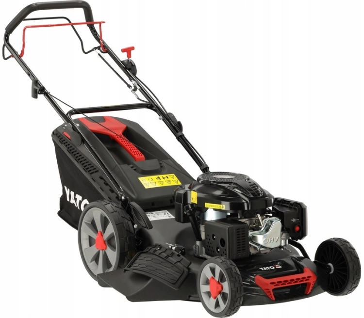KOSIARKA SPALINOWA Z NAPĘDEM YATO 51,8CM KOSZ 55 L 4W1 WYRZUT MULCZOWANIE