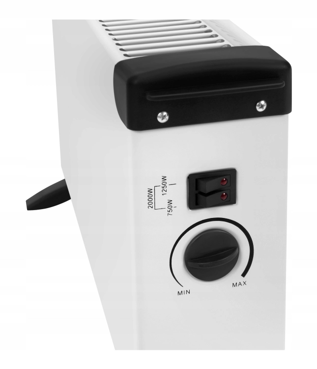 GRZEJNIK ELEKTRYCZNY KONWEKTOROWY TERMOSTAT 2000W REGULACJA 3 TRYBY KD6516