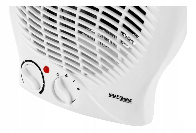 KRAFT NAGRZEWNICA ELEKTRYCZNA TRYBY 1000/2000W WENTYLATOR REGULACJA KD6514