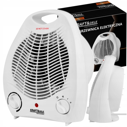 NAGRZEWNICA ELEKTRYCZNA 3 TRYBY 1000/2000W WENTYLATOR REGULACJA KD6513