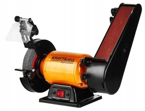 SZLIFIERKA STOŁOWA TAŚMOWA KAMIENNA DREWNA METALU 2W1 150X20 MM 230V 1800 W